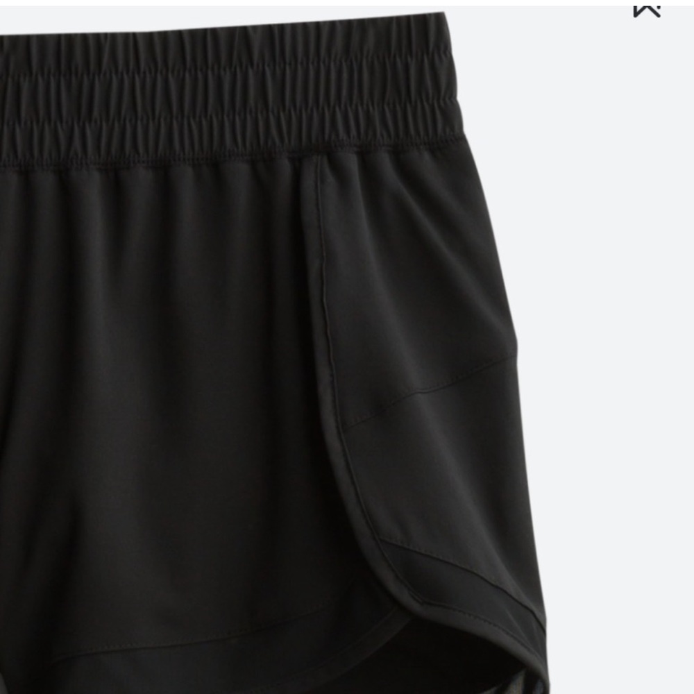EUC GAIAM Luna Mesh Woven Performance Shorts XL Black moisture wicking quick dry - Picture 3 of 11